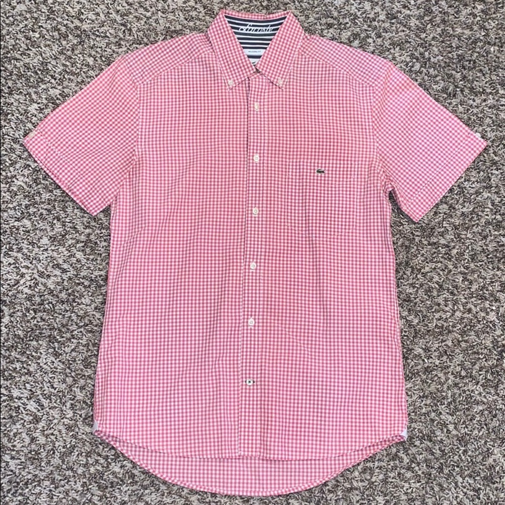 LACOSTE MEN’S POCKET SHIRT SHORT SLEEVE